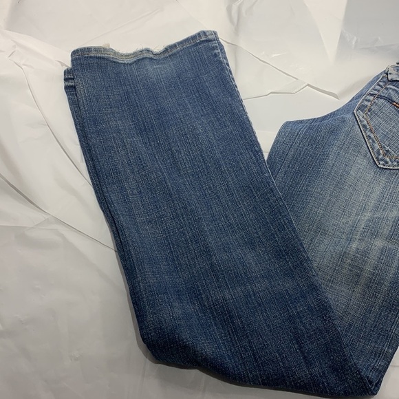 Women’s ZCo Low Rise Boot Cut Washed Blue Jeans Size 7 - Picture 8 of 11